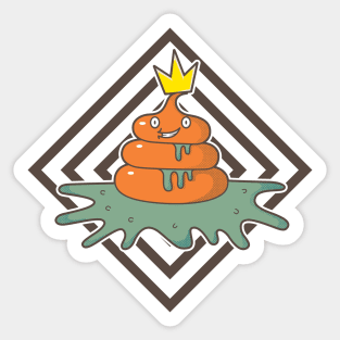 funny poop Sticker